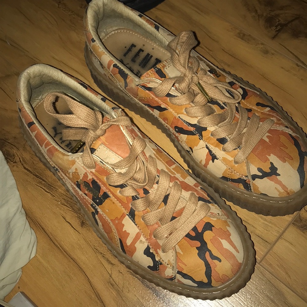 Fenty Rihanna camo sneakers
